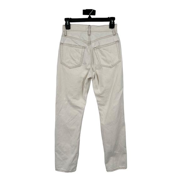 Frame Jeans Le Original Ripped Straight Leg High Rise size 24 - Picture 6 of 9